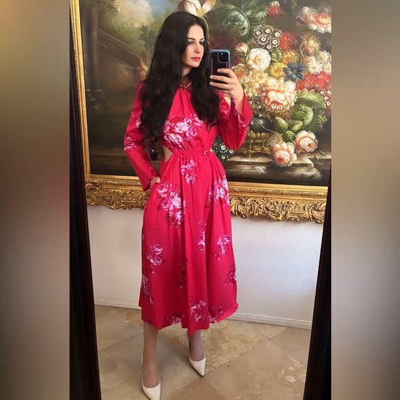 NWT Scoop Floral Dress - Picture 4 of 6